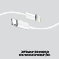  Dayanıklı TPE Lightning Kablo – 30W Hızlı Şarj ve Veri Transferi