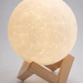 BUĞZ Dekoratif 3D Ay Işığı Masa Lambası Hediyelik Atmosfer Aydınlatması