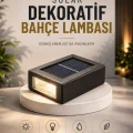 BUĞZ Dekoratif Duvar Lambası Solar Güneş Enerjili Bahçe Aydınlatması