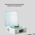 BUĞZ Dekoratif Gece Işıklı Bluetooth Hoparlör – Zaman ve Pil Ekranlı - BUĞZ