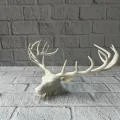 BUĞZ Dekoratif Geyik Başı Heykel 25 cm Modern Minimal Tasarım