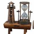  Dekoratif Kum Saati Deniz Feneri Retro Masa Hediyeli Eşya