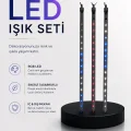 BUĞZ Dekoratif Ortam Aydınlatması RGB LED 10’lu Çubuk Seti