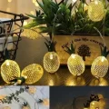  Dekoratif Pilli Pineapple Ananas Pilli Şerit Led Işık (1 Metre)