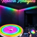 BUĞZ Dekoratif RGB LED Şerit Neon Işık 3 Metre Su Geçirmez Uzaktan Kumandalı Ortam Aydınlatması
