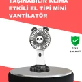  Dekoratif Tasarımlı USB Şarjlı El Vantilatörü