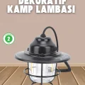  Dekoratif ve Fonksiyonel Taşınabilir Kamp Gece Lambası