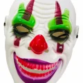 BUĞZ Delirten Gülüş Psikopat Palyaço Temalı Joker Maskesi Bx40