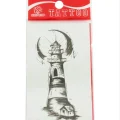 BUĞZ Deniz Feneri Tattoo Dövme Sticker