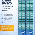BUĞZ Derby Banyo Tek Kullanımlık Tıraş Bıçağı 48 Adet Avantajlı Ekonomik Paket Plastik Saplı Tıraş Jileti