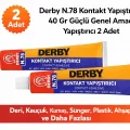 BUĞZ Derby N.78 Kontakt Yapıştırıcı 40 Gr Güçlü Genel Amaçlı Yapıştırıcı 2 ADET