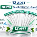 BUĞZ Derby Tek Bıçaklı Tıraş Bıçağı Avantajlı Paket Seçenekleri 12 ADET