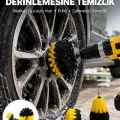 BUĞZ Derinlemesine Temizlik İçin Dayanıklı Kıllı Matkap Fırçası Başlığı