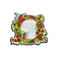 BUĞZ Desenli Aynalı Duvar Sticker Bx40