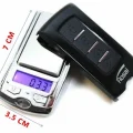  Diamond Dijital Ekran Araba Anahtarlığı Şeklinde Mini Hassas Cep Terazi (200 Gr-0.01)