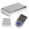 BUĞZ Diamond Zippo Çakmak Şeklinde Kutulu Mini Cep Hassas Dijital Terazi (200gr-0.01)
