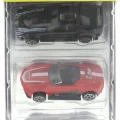  Die Cast Metal 3lü Yarış Arabaları Siyah Araçlı