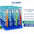 BUĞZ Difas Dipa Dent Medium Diş Fırçası Orta Sert 12 ADET