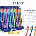 BUĞZ Difas Rainbow Orta Sert Diş Fırçası Medium 12ADET