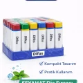 BUĞZ Difas Seyahat Tipi Diş Fırçası  | Kapaklı Taşınabilir 12 Adet