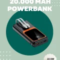  Dijital Ekranlı 20.000 mAh Powerbank | 22.5W Hızlı Şarj + Çoklu Bağlantı Seçeneği