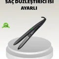 BUĞZ Dijital Ekranlı Isı Ayarlı Saç Düzleştirici –  Titanyum Plaka, Seyahat Dostu Tasarım