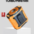 BUĞZ Dijital Ekranlı Turbo Mini Fan – 3 Kademeli Hız, Sessiz Çalışma ve Type-C Şarj