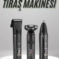  Dijital Göstergeli 3 Başlıklı Tıraş Makinesi Islak Kuru Lazer Öncesi Günlük