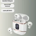 BUĞZ Dijital Göstergeli Bluetooth Kulakiçi Kulaklık – 4’lü Paket, Gürültü Engellemeli - BUĞZ