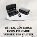 BUĞZ Dijital Göstergeli Bluetooth Kulaklık Kablosuz TWS Stereo Bluetooth 5.0