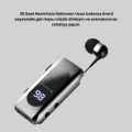 BUĞZ Dijital Göstergeli Bluetooth Kulaklık – Klipsli ve Şık Tasarım - BUĞZ