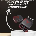  Dijital Göstergeli Powerbank Kablosuz Kulaklık ve 7 Kordonlu Yeni Nesil Akıllı Saat Dokunmatik Kontrol