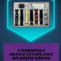  Dijital Göstergeli Powerbank Kablosuz Kulaklık ve 7 Kordonlu Yeni Nesil Akıllı Saat Dokunmatik Kontrol