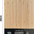 BUĞZ Dijital Lcd Mutfak Tartısı Terazisi 5kg Bambu Desenli