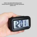 BUĞZ Dijital Masa Saati Sensörlü Aydınlatmalı Alarm ve Sıcaklık Ölçerli