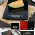 BUĞZ Dijital Mutfak Tartısı - 5 kg Kapasite, 1 Gram Hassasiyet, Şık Siyah Cam Tasarım