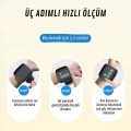 BUĞZ Dijital Türkçe Bilekten Tansiyon Ölçme Aleti Otomatik Tansiyon Ölçer Renkli Akıllı LCD Sesli Uyarı