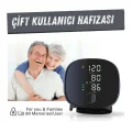 BUĞZ Dijital Türkçe Bilekten Tansiyon Ölçme Aleti Otomatik Tansiyon Ölçer Renkli Akıllı LCD Sesli Uyarı