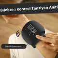 BUĞZ Dijital Türkçe Bilekten Tansiyon Ölçme Aleti Otomatik Tansiyon Ölçer Renkli Akıllı LCD Sesli Uyarı