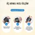 BUĞZ Dijital Türkçe Konuşan Bilekten Tam Otomatik Tansiyon Ölçme Aleti Renkli Akıllı LCD Sesli Uyarı