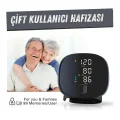 BUĞZ Dijital Türkçe Konuşan Bilekten Tam Otomatik Tansiyon Ölçme Aleti Renkli Akıllı LCD Sesli Uyarı
