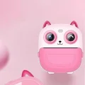 BUĞZ Dijital Video Fotoğraf App Destekli Çocuk Kamerası Termal Resim Kağıt Baskılı Yazıcı Pembe