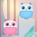 BUĞZ Dijital Video Fotoğraf App Destekli Çocuk Kamerası Termal Resim Kağıt Baskılı Yazıcı Pembe