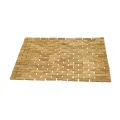 BUĞZ Dikdörtgen - Bambu Kaydırmaz Banyo Paspası 42x62cm Bx40