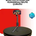 BUĞZ Dikey ve Yatay Çekim Destekli Selfie Stick Tripod