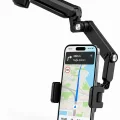 BUĞZ Dikiz Aynasına Monte Telefon Tutucu Katlanabilir Ayarlanabilir Araç İçi Telefon Standı