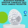 BUĞZ Dinozor Yumurtası Tasarımlı Gece Lambası – Müzik ve Işık Senkronizasyonlu