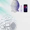 BUĞZ Dinozor Yumurtası Tasarımlı Gece Lambası – Müzik ve Işık Senkronizasyonlu - Lisinya
