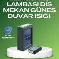 BUĞZ Dış Mekan Güneş Paneli ile Aydınlatma Lambası