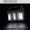  Dış Mekan Solar Duvar Lambası – 120° Hareket Algılama, 3 Işık Modu